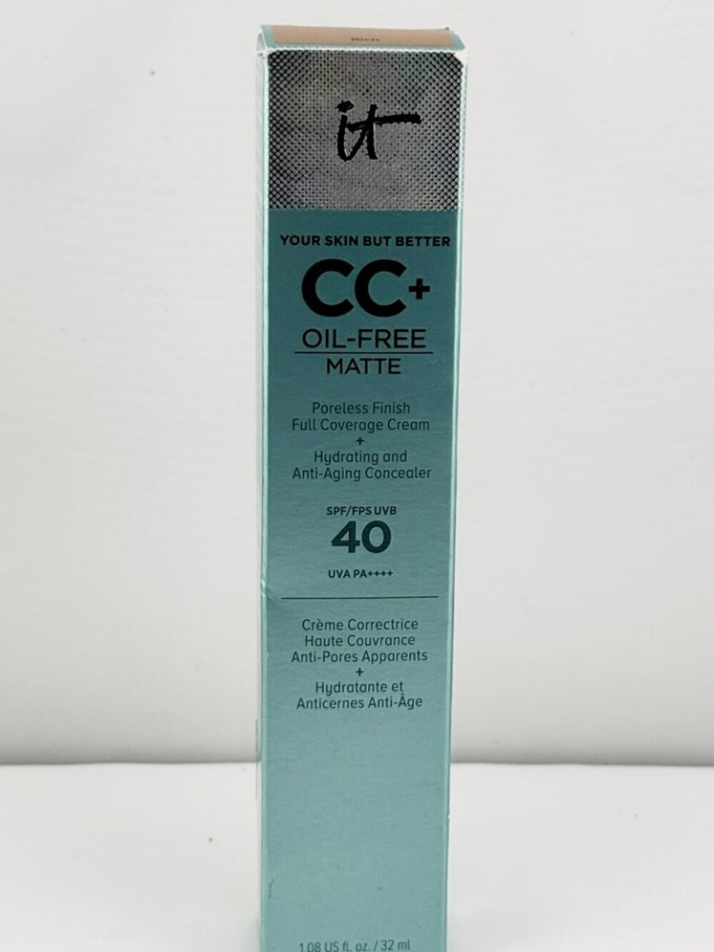 NEW IT COSMETICS CC+ OIL FREE MATTE FULL COVERAGE CREAM - COLOR: RICH